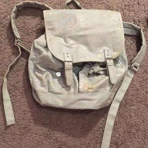 Holographic Denim Bag